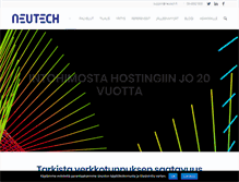 Tablet Screenshot of neutech.fi